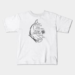 Moby Dick Pen and Ink Kids T-Shirt